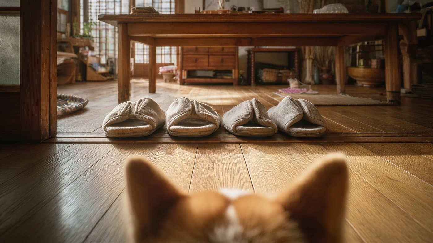 ペットの目線(床から25cm)で見た部屋